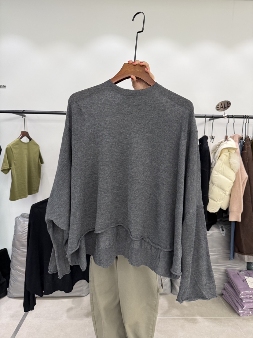 WATERMELON韓國直郵女裝新款職業時尚熱賣真品休閑針織衫WATER MELON針織衫圖色3