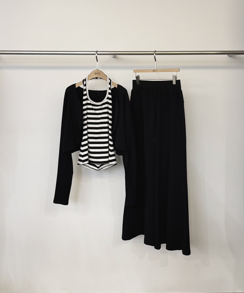 TWENTY FOUR SEVEN24-7韓國直郵女裝新品職業推薦套裝TEWNTY FOUR SEVEN24-7套裝圖色2黑色