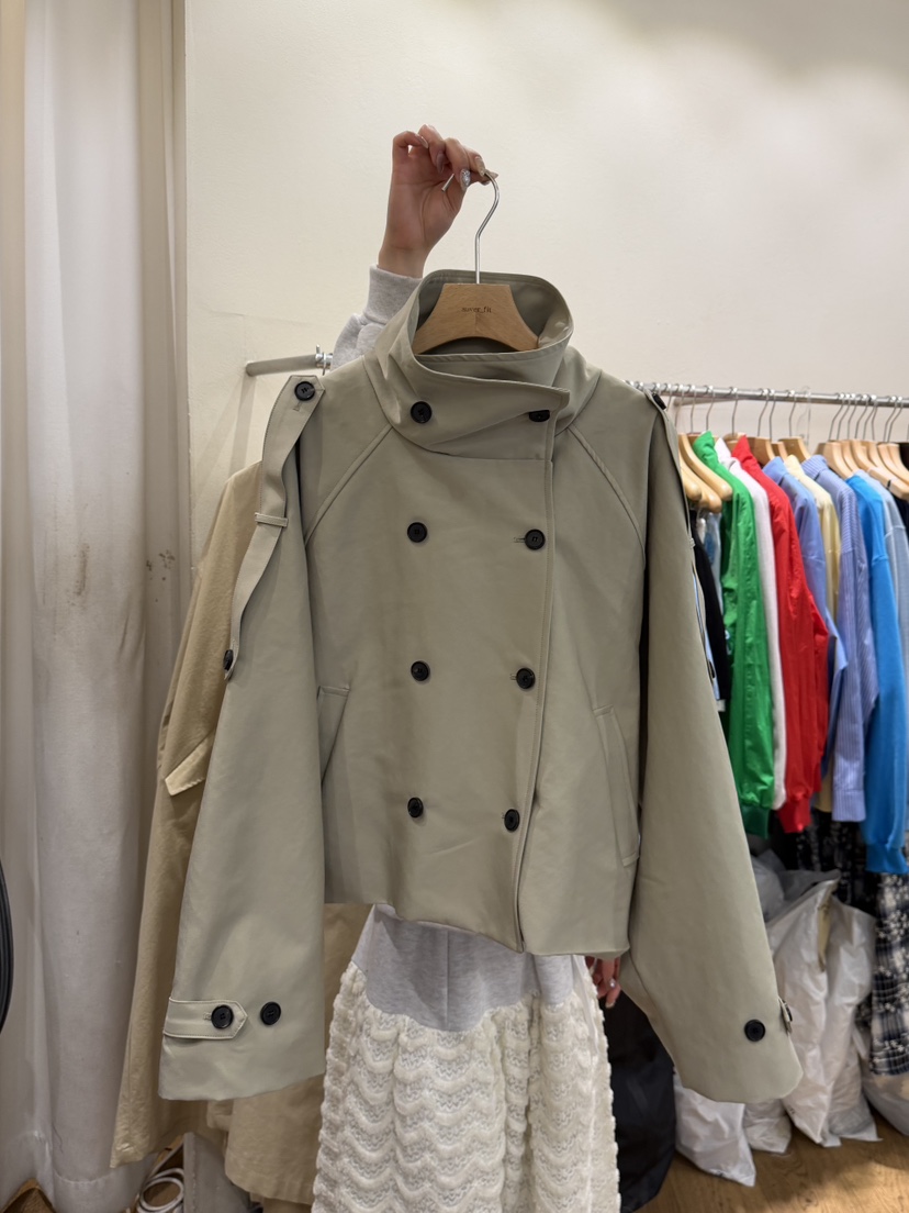 AUVERFIT韓國代購女裝新品真品休閑熱賣人氣推薦26春夏夾克AUVERFIT夾克圖色1米色