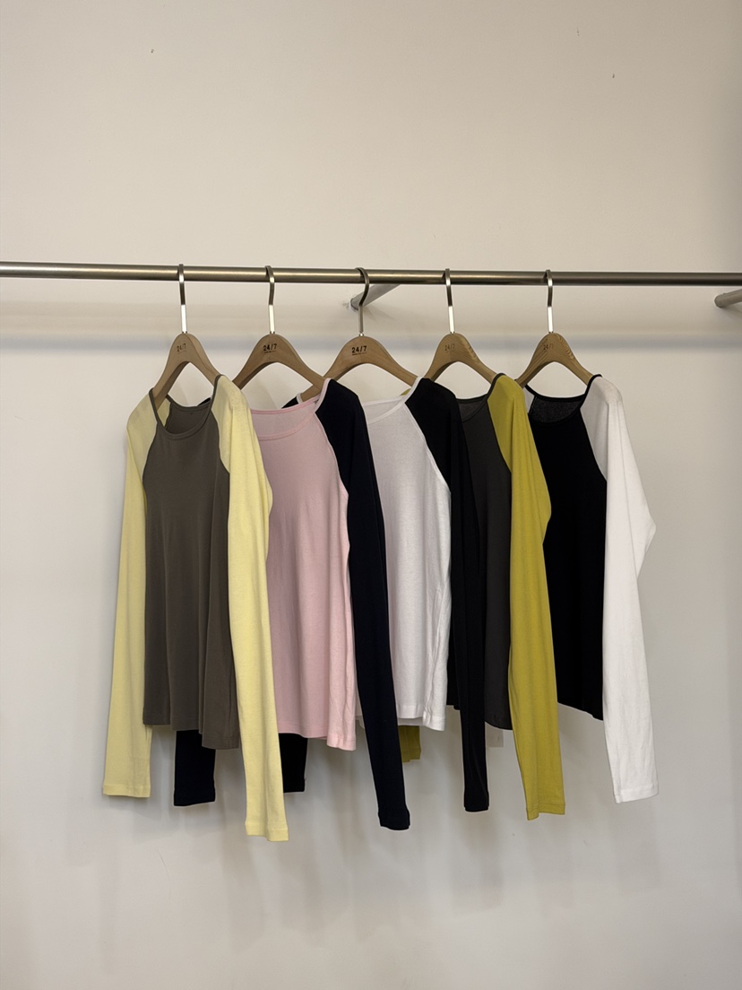 TWENTY FOUR SEVEN24-7東大門直郵女裝新款真品長袖T恤TEWNTY FOUR SEVEN24-7長袖T恤