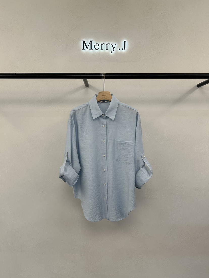 MERRY-J韓國代購女裝新品休閑職業推薦真品時尚襯衫蕾絲衫MERRY-J襯衫/蕾絲衫圖色2