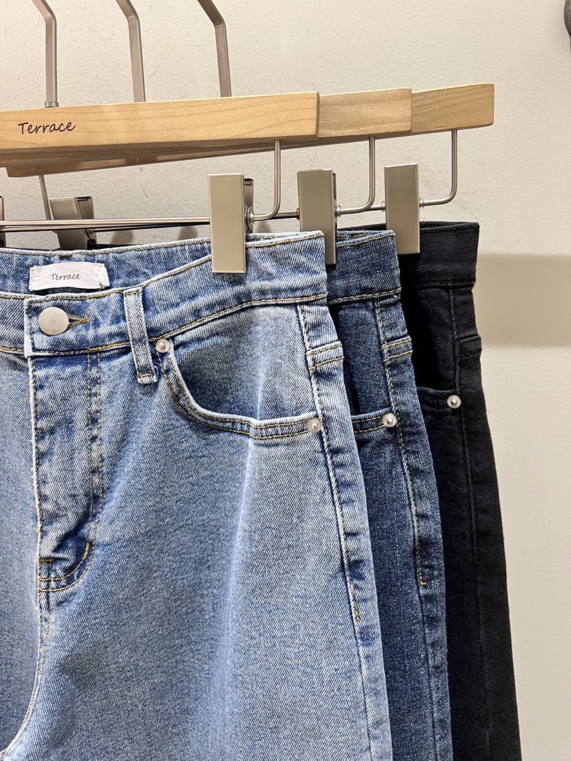 TERRACE韓國直郵女士新款熱賣職業真品26春夏時尚人氣牛仔褲TERRACE牛仔褲