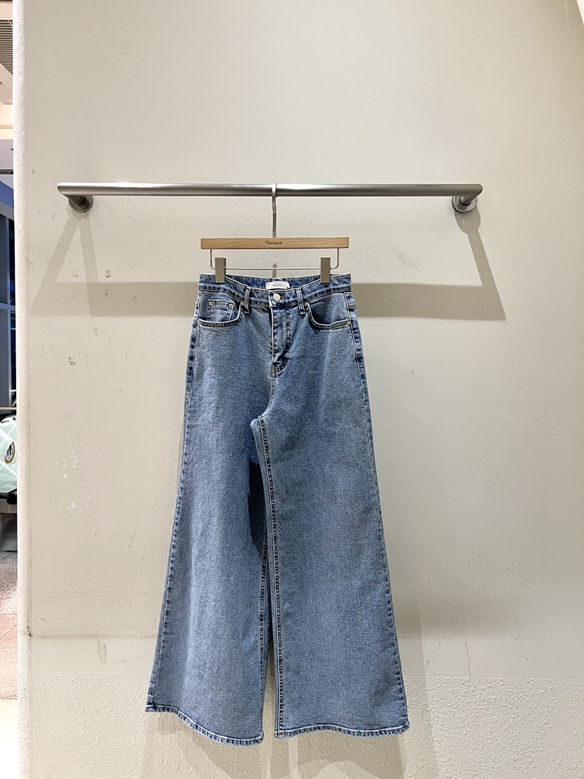 TERRACE韓國直郵女士新款熱賣職業真品26春夏時尚人氣牛仔褲TERRACE牛仔褲圖色1