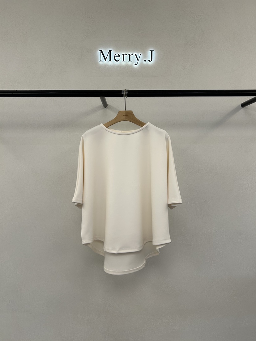 MERRY-J東大門實拍女士新款推薦26春夏休閑人氣時尚職業T恤MERRY-JT恤圖色3