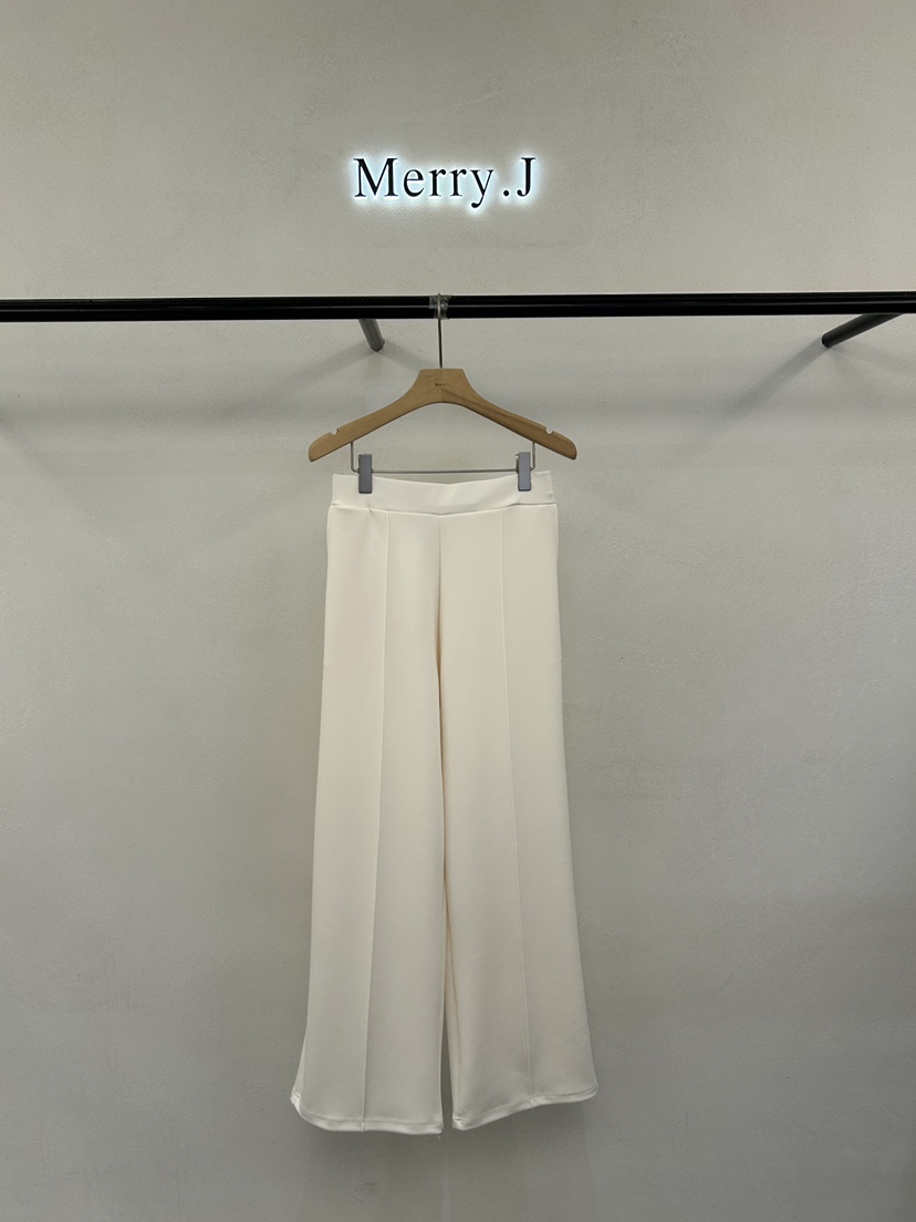 MERRY-J東大門實拍女士新款26春夏職業時尚人氣休閑褲褶裥MERRY-J休閑褲圖色3