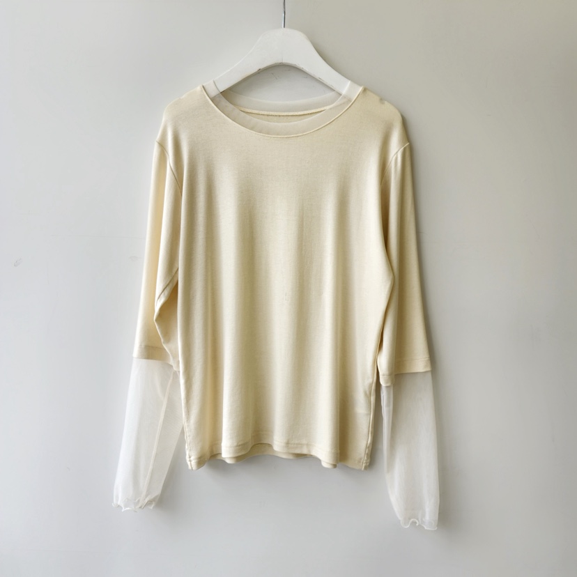 LA BLOOM韓國代購女裝新款職業時尚推薦人氣26春夏長袖T恤La Bloom長袖T恤圖色2