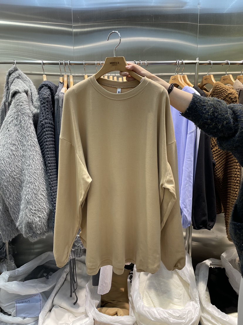 MENDL S韓國直郵女士新款時尚人氣休閑26春夏職業長袖T恤MENDL S長袖T恤圖色2
