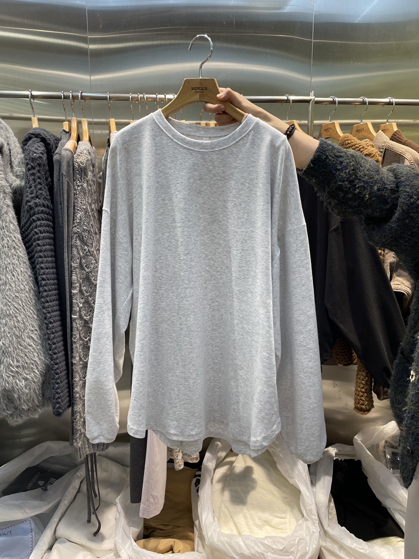 MENDL S韓國直郵女士新款時尚人氣休閑26春夏職業長袖T恤MENDL S長袖T恤圖色4
