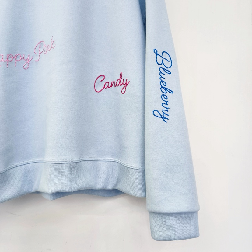 LA BLOOM韓國代購女士新品時尚真品26春夏熱賣人氣衛衣刺繡La Bloom衛衣