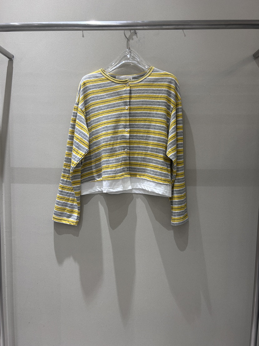 LATTE-P韓國代購女裝新品職業26春夏休閑真品針織衫假兩件LATTE-P針織衫圖色1