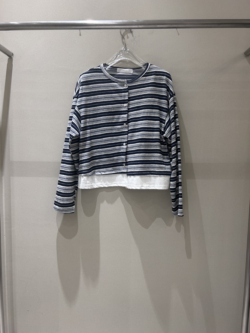 LATTE-P韓國代購女裝新品職業26春夏休閑真品針織衫假兩件LATTE-P針織衫圖色2