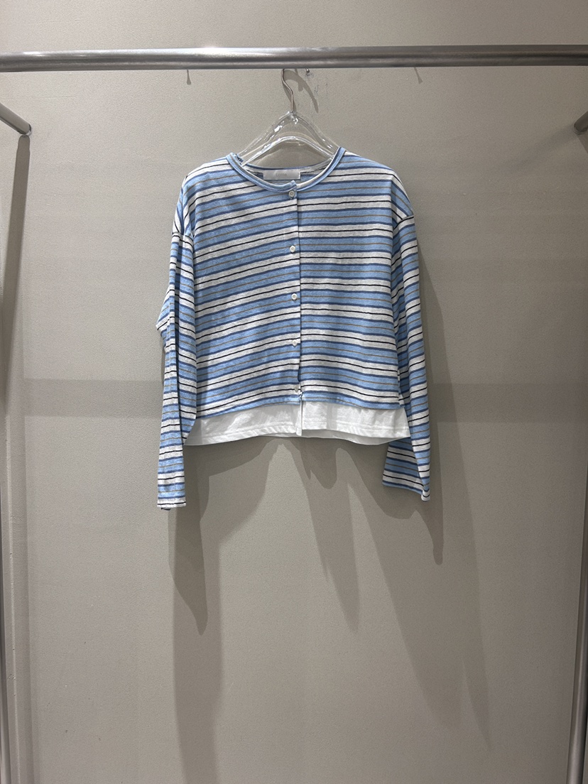 LATTE-P韓國代購女裝新品職業26春夏休閑真品針織衫假兩件LATTE-P針織衫圖色3