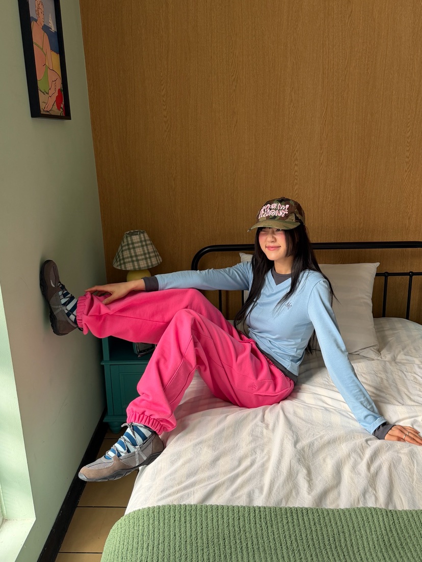 MORE THAN-P韓國代購女裝新款休閑推薦真品長袖T恤假兩件MORE THAN長袖T恤