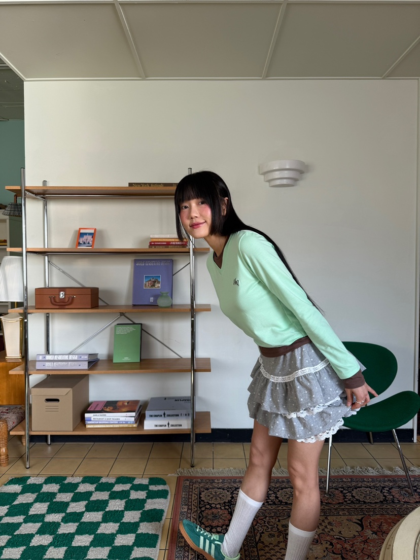 MORE THAN-P韓國代購女裝新款休閑推薦真品長袖T恤假兩件MORE THAN長袖T恤