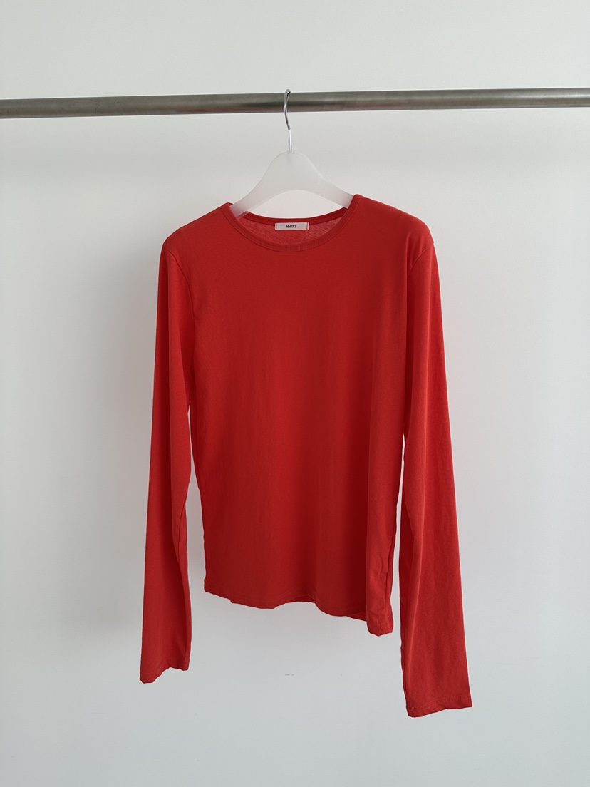 MAINT韓國代購女士新款時尚休閑26春夏人氣職業推薦長袖T恤MAINT長袖T恤圖色2