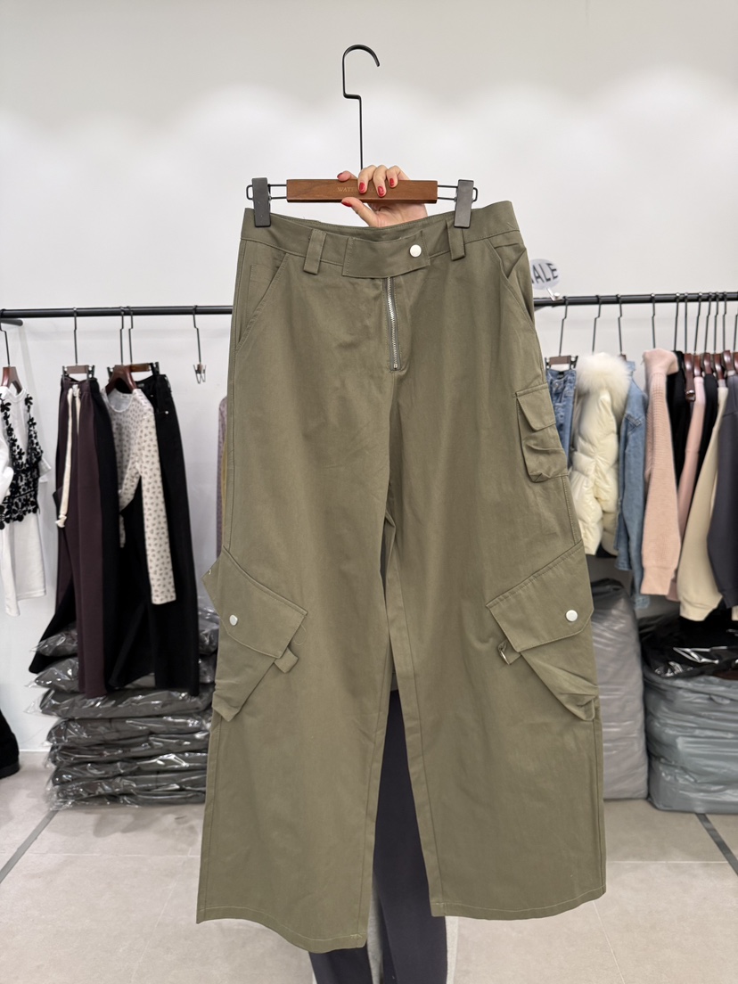 WATERMELON東大門實拍女士新款熱賣時尚休閑職業推薦休閑褲WATER MELON休閑褲圖色1