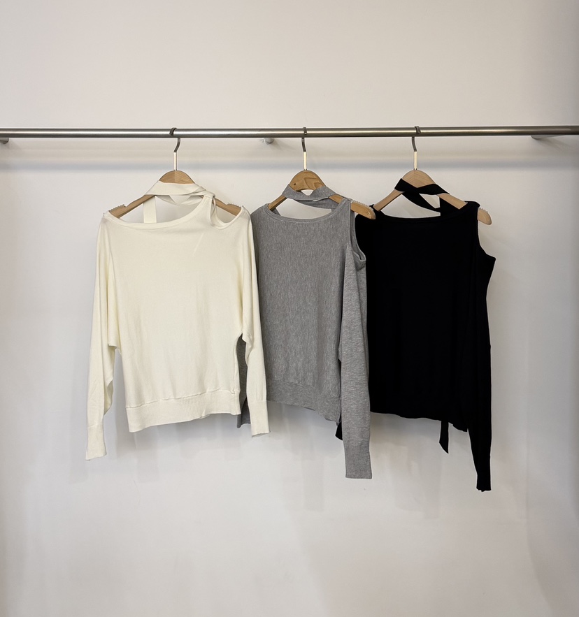 TWENTY FOUR SEVEN24-7東大門直郵女裝新品休閑針織衫含脖帶TEWNTY FOUR SEVEN24-7針織衫