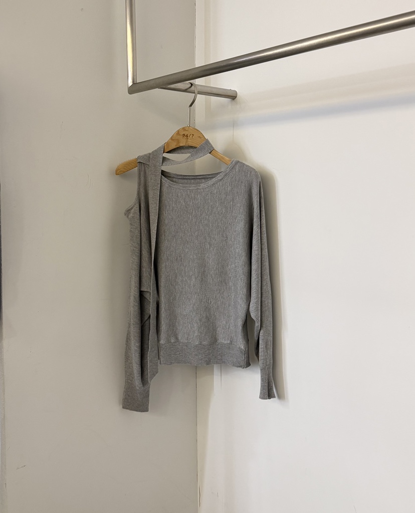 TWENTY FOUR SEVEN24-7東大門直郵女裝新品休閑針織衫含脖帶TEWNTY FOUR SEVEN24-7針織衫圖色2