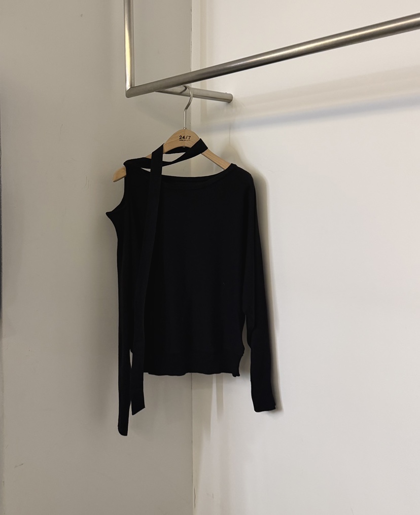 TWENTY FOUR SEVEN24-7東大門直郵女裝新品休閑針織衫含脖帶TEWNTY FOUR SEVEN24-7針織衫圖色3