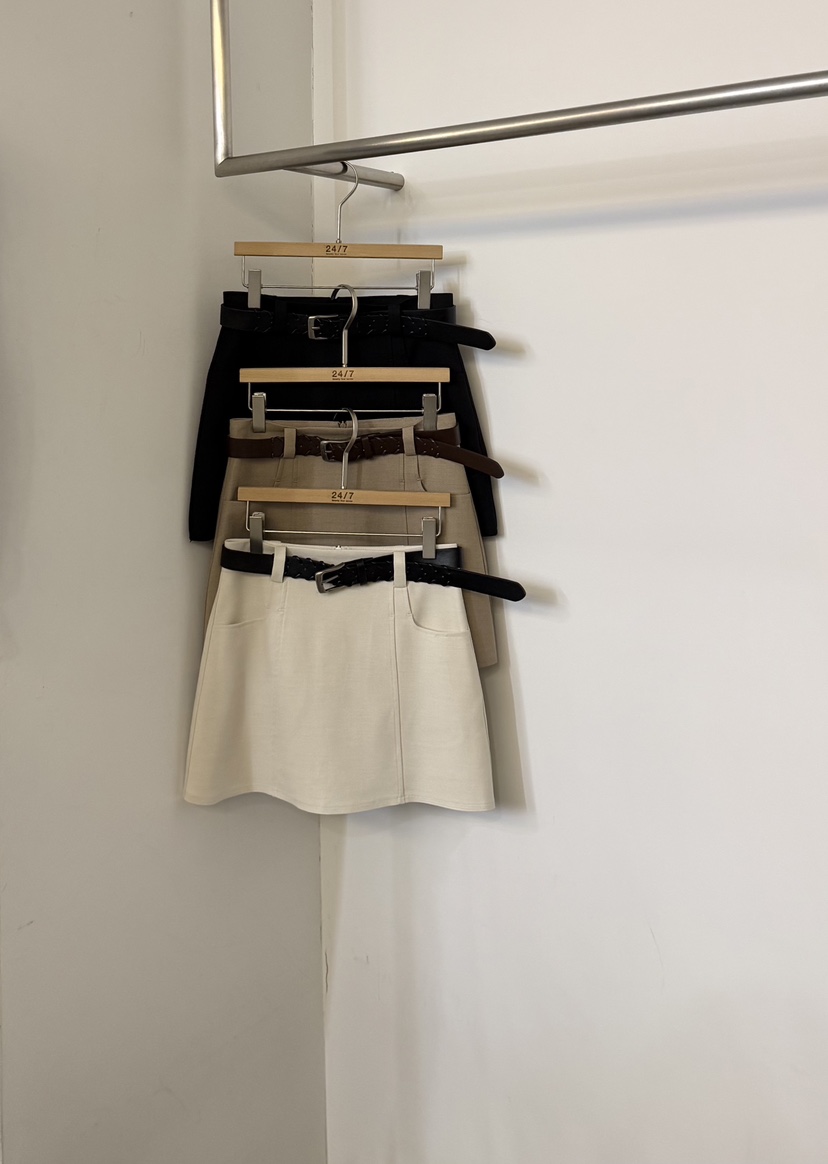 TWENTY FOUR SEVEN24-7東大門直郵女裝新款熱賣裙褲含腰帶TEWNTY FOUR SEVEN24-7裙褲