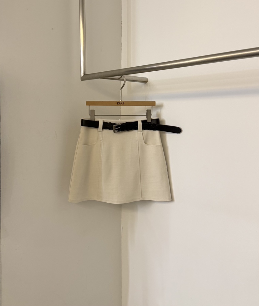 TWENTY FOUR SEVEN24-7東大門直郵女裝新款熱賣裙褲含腰帶TEWNTY FOUR SEVEN24-7裙褲圖色2