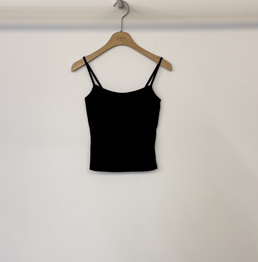 TWENTY FOUR SEVEN24-7韓國直郵女士新款時尚吊帶背心TEWNTY FOUR SEVEN24-7吊帶/背心圖色2黑色