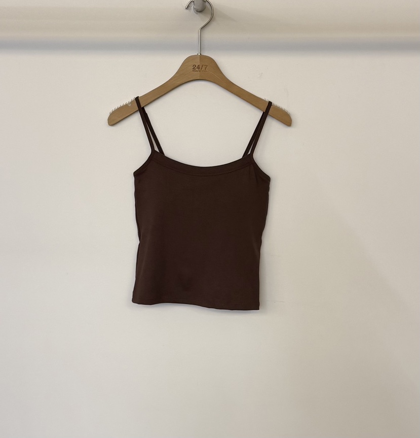 TWENTY FOUR SEVEN24-7韓國直郵女士新款時尚吊帶背心TEWNTY FOUR SEVEN24-7吊帶/背心圖色3棕色