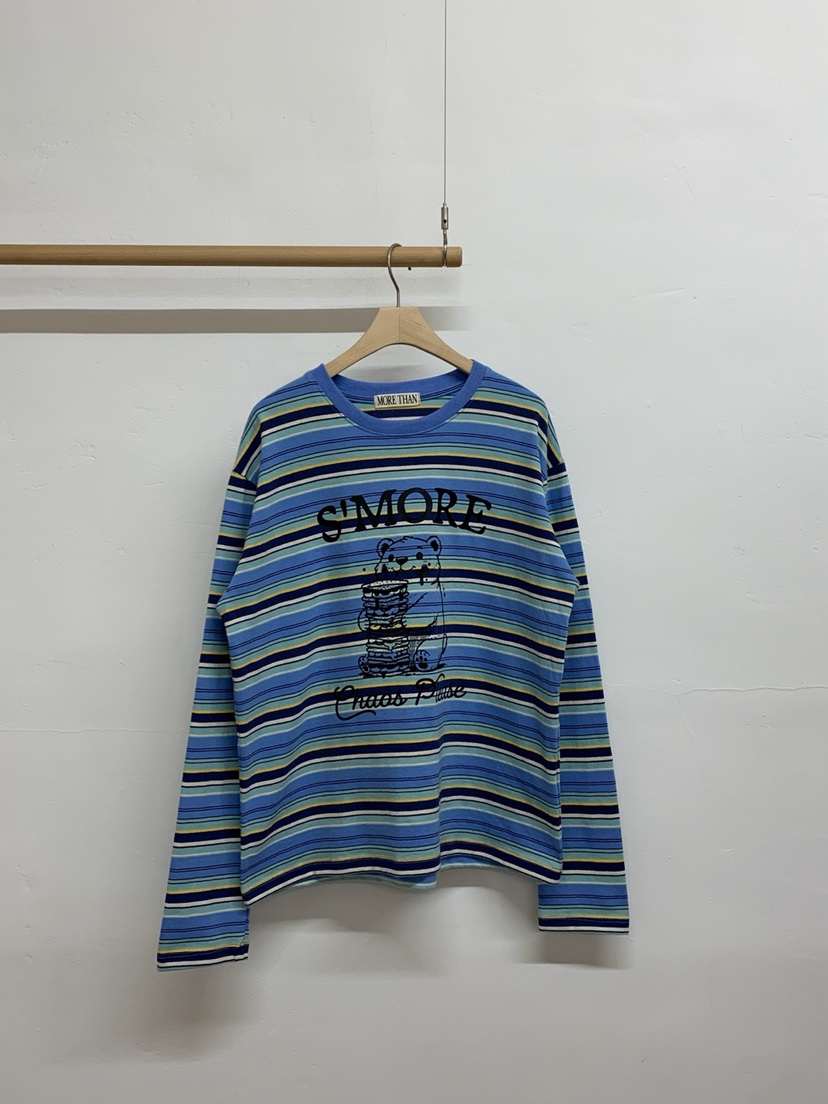 MORE THAN-P東大門直郵女士新品職業真品26春夏長袖T恤棉MORE THAN長袖T恤圖色2