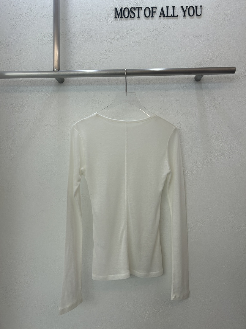 MOST OF ALL U韓國代購女士新款熱賣26春夏職業長袖T恤MOST OF ALL U長袖T恤