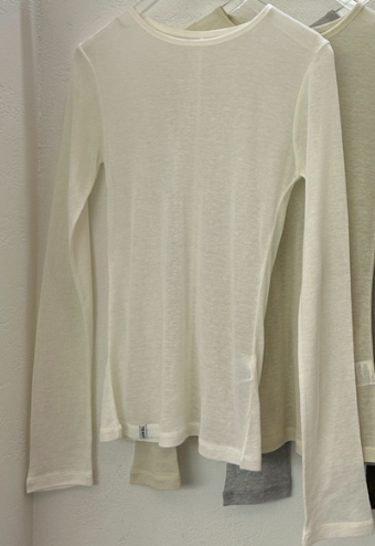 MOST OF ALL U韓國代購女士新款熱賣26春夏職業長袖T恤MOST OF ALL U長袖T恤圖色1