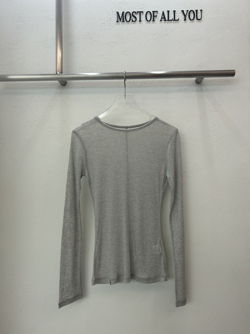 MOST OF ALL U韓國代購女士新款熱賣26春夏職業長袖T恤MOST OF ALL U長袖T恤圖色3