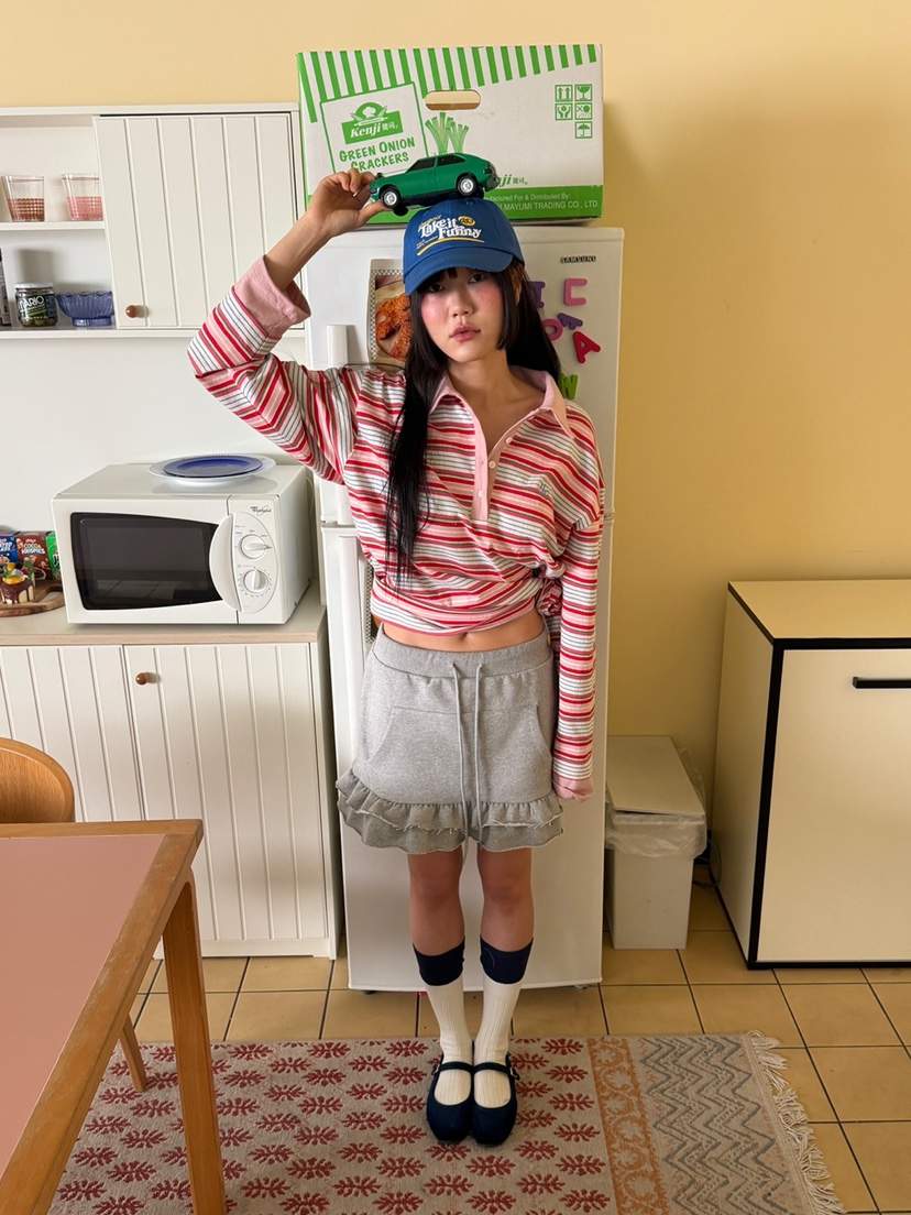 MORE THAN-P東大門代購女士新品熱賣推薦真品人氣長袖T恤MORE THAN長袖T恤