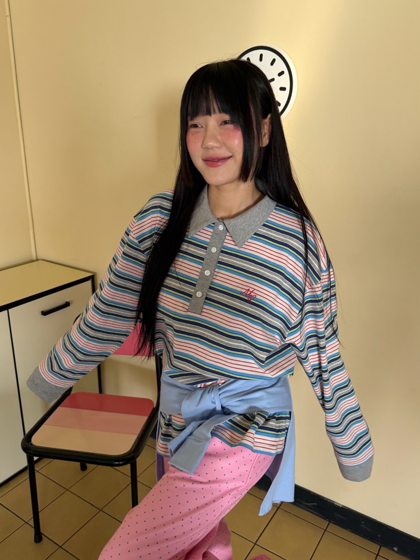 MORE THAN-P東大門代購女士新品熱賣推薦真品人氣長袖T恤MORE THAN長袖T恤