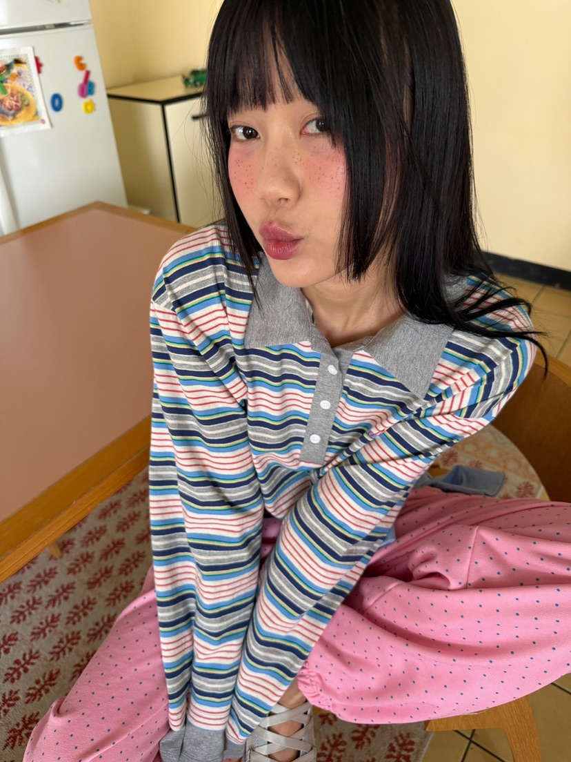 MORE THAN-P東大門代購女士新品熱賣推薦真品人氣長袖T恤MORE THAN長袖T恤