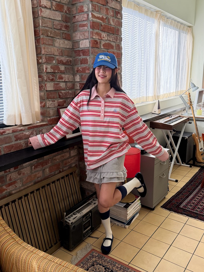 MORE THAN-P東大門代購女士新品熱賣推薦真品人氣長袖T恤MORE THAN長袖T恤