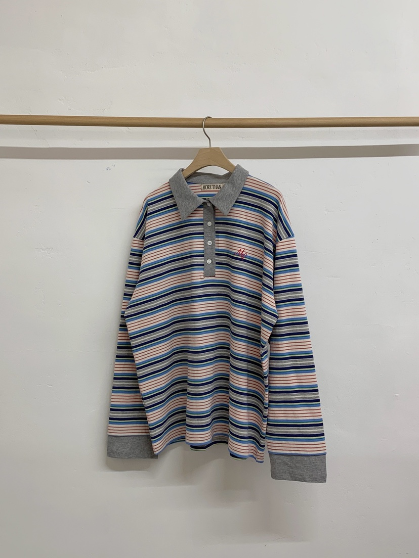 MORE THAN-P東大門代購女士新品熱賣推薦真品人氣長袖T恤MORE THAN長袖T恤圖色2