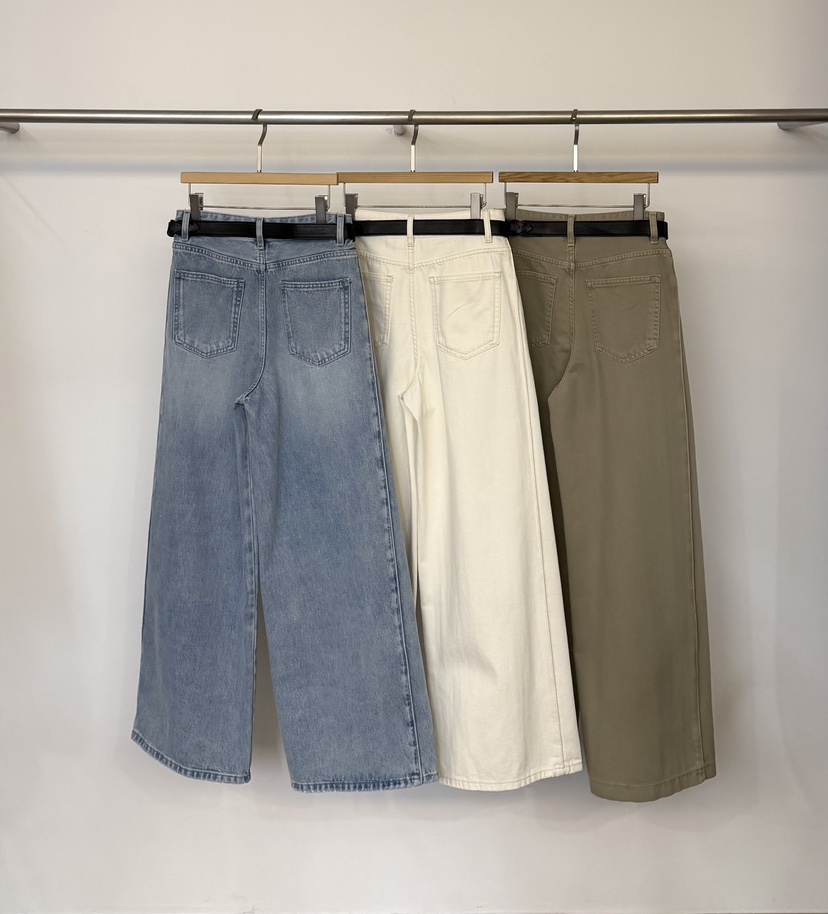 TWENTY FOUR SEVEN24-7東大門實拍女士新款休閑牛仔褲含腰帶TEWNTY FOUR SEVEN24-7牛仔褲