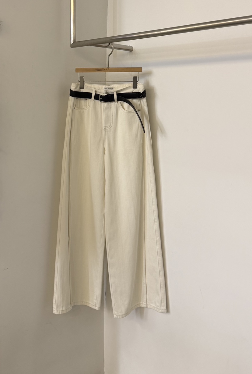 TWENTY FOUR SEVEN24-7東大門實拍女士新款休閑牛仔褲含腰帶TEWNTY FOUR SEVEN24-7牛仔褲圖色2