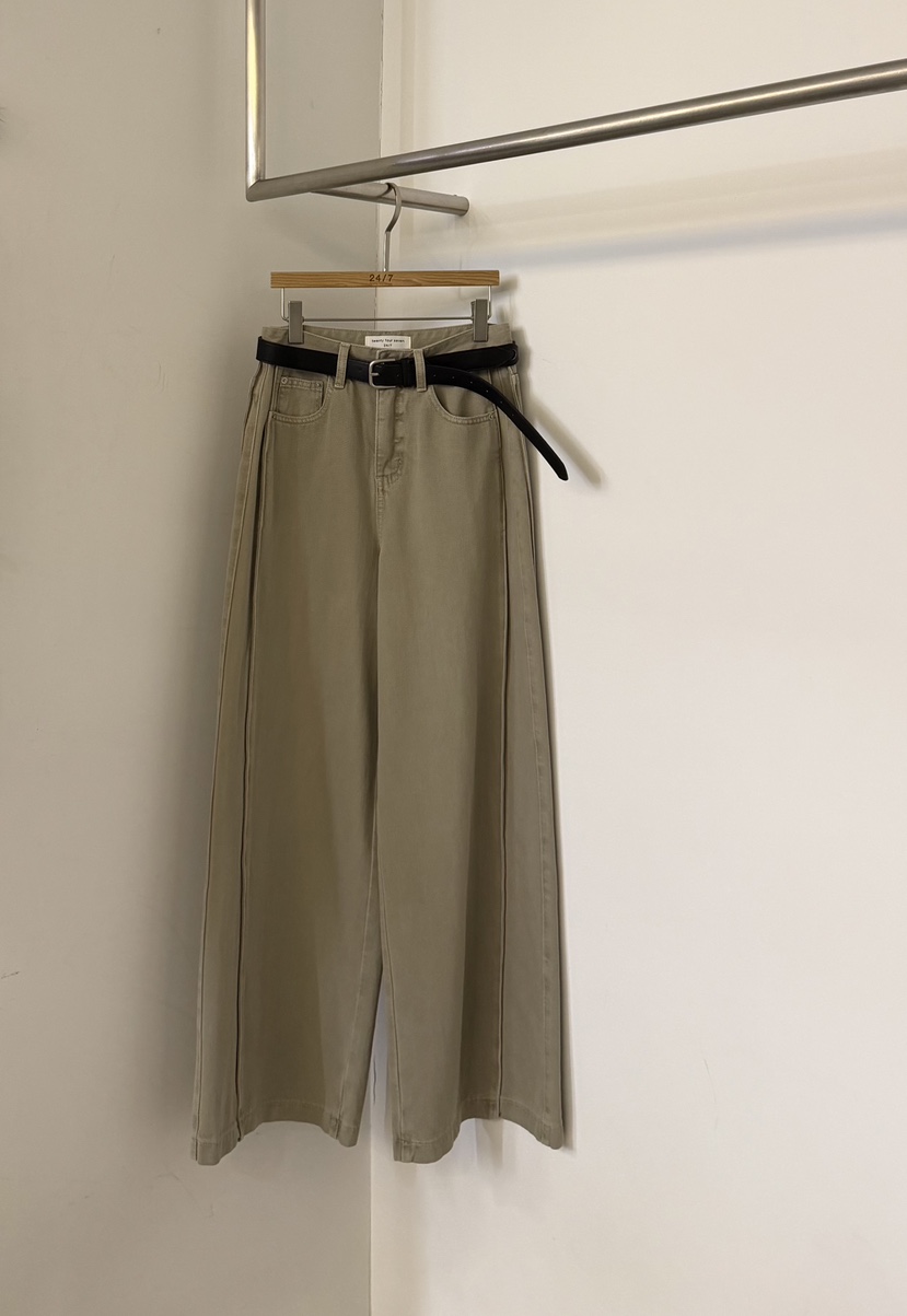 TWENTY FOUR SEVEN24-7東大門實拍女士新款休閑牛仔褲含腰帶TEWNTY FOUR SEVEN24-7牛仔褲圖色3