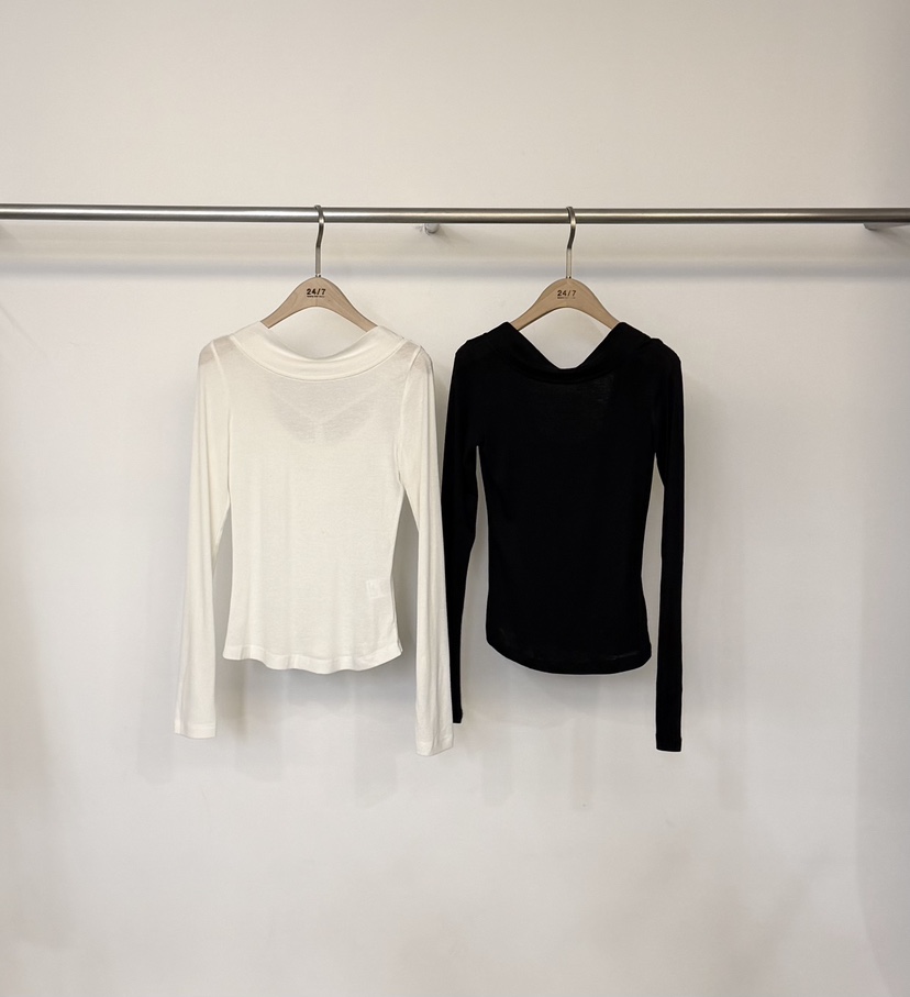 TWENTY FOUR SEVEN24-7韓國代購女裝新品休閑熱賣長袖T恤TEWNTY FOUR SEVEN24-7長袖T恤