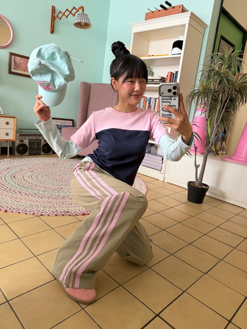 MORE THAN-P韓國直郵女士新款人氣職業推薦長袖T恤假兩件MORE THAN長袖T恤