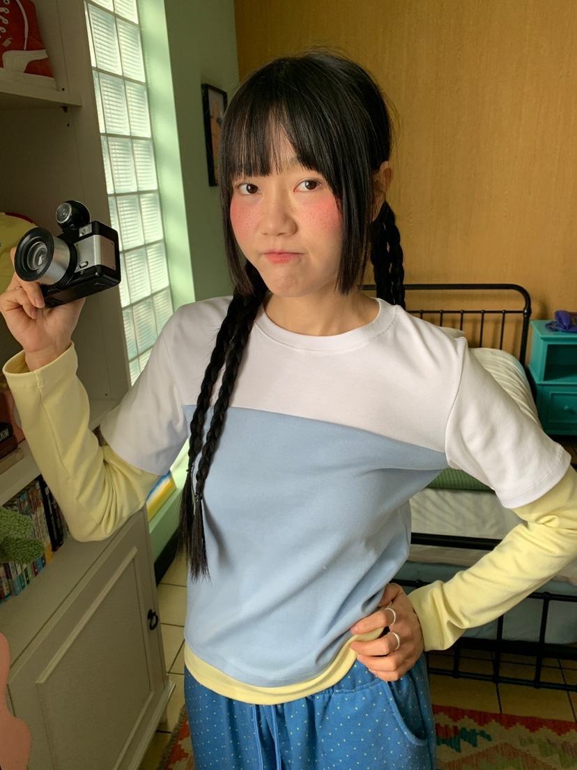 MORE THAN-P韓國直郵女士新款人氣職業推薦長袖T恤假兩件MORE THAN長袖T恤