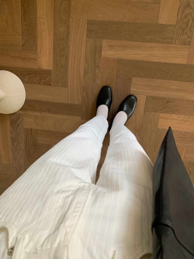 A Flan東大門代購女裝新款26春夏人氣時尚真品休閑褲棉質AFN/FLAN EDITION休閑褲