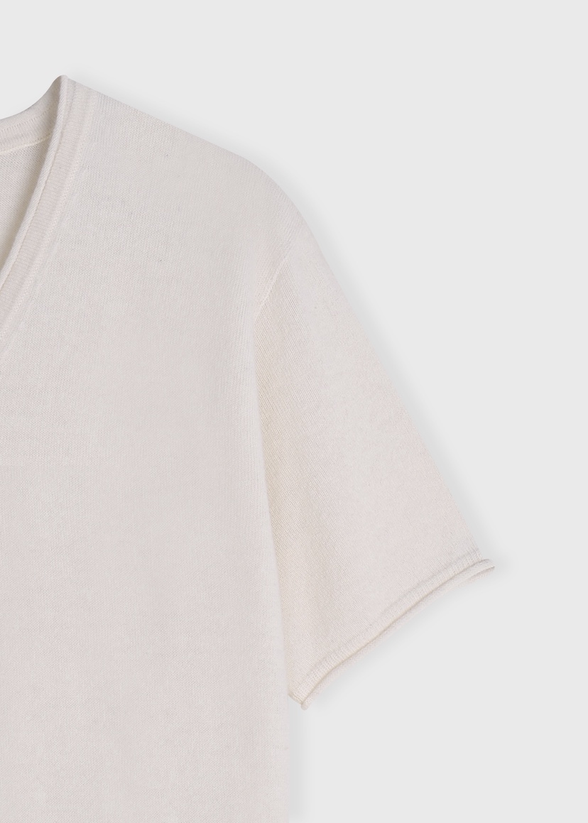 A Flan東大門實拍女裝新款真品26春夏休閑推薦針織衫V領AFN/FLAN EDITION針織衫