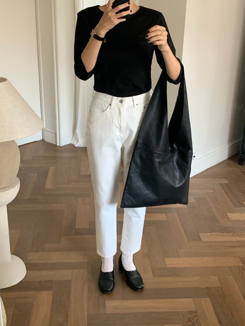 A Flan韓國直郵女裝新款26春夏時尚推薦職業單肩斜跨包羊皮AFN/FLAN EDITION單肩/斜跨包