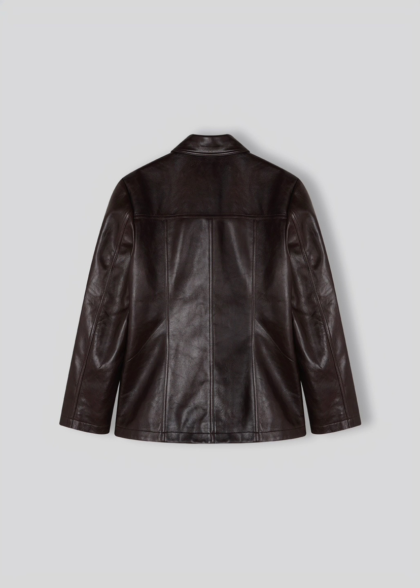 A Flan東大門直郵女裝新品時尚推薦熱賣真品職業26春夏皮衣AFN/FLAN EDITION皮衣