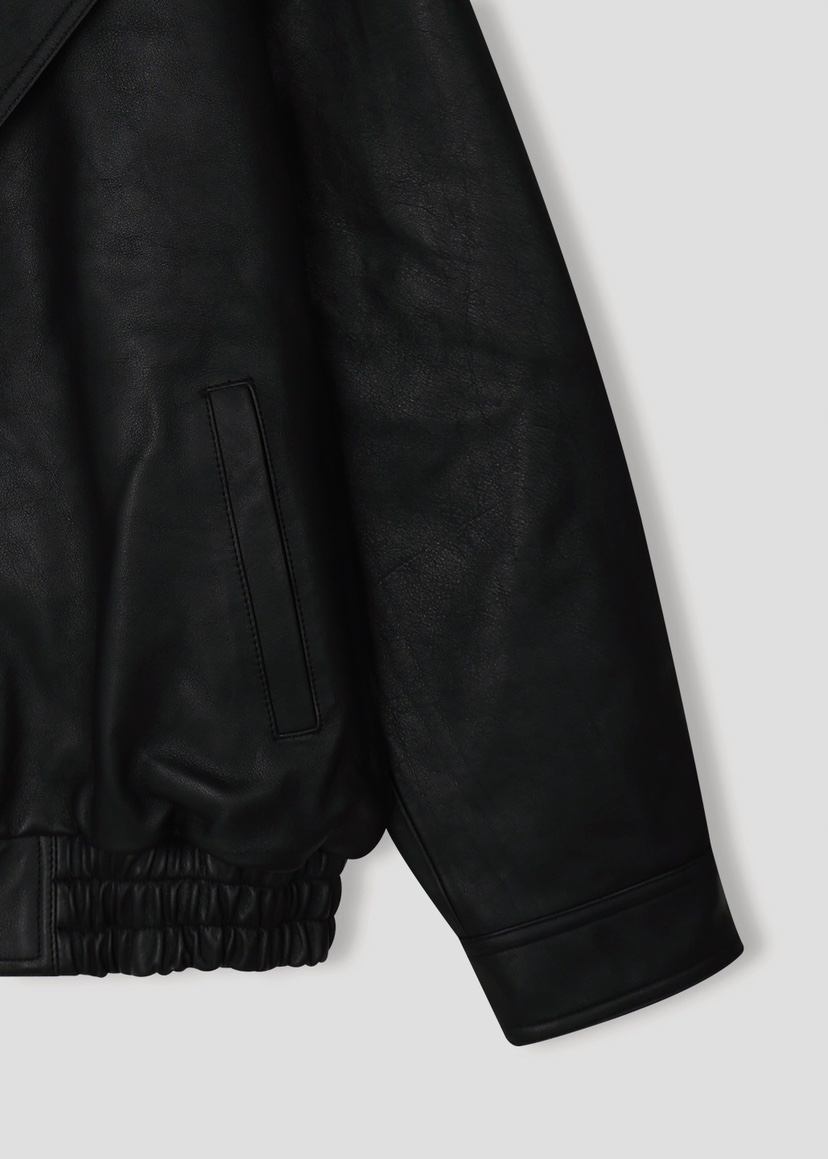 A Flan韓國代購女士新款26春夏時尚熱賣推薦真品休閑皮衣AFN/FLAN EDITION皮衣