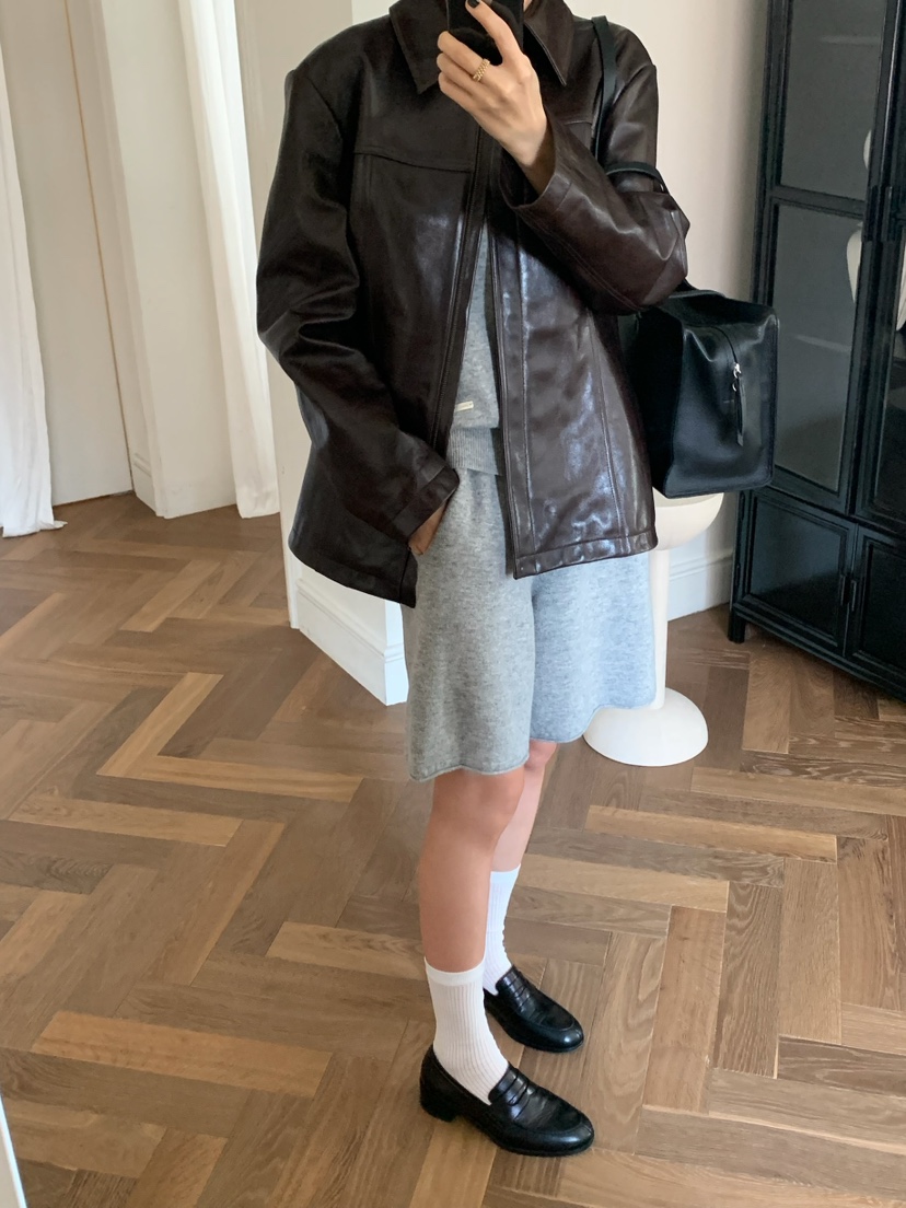 A Flan韓國直郵女士新款推薦熱賣時尚真品人氣休閑短褲羊毛AFN/FLAN EDITION短褲