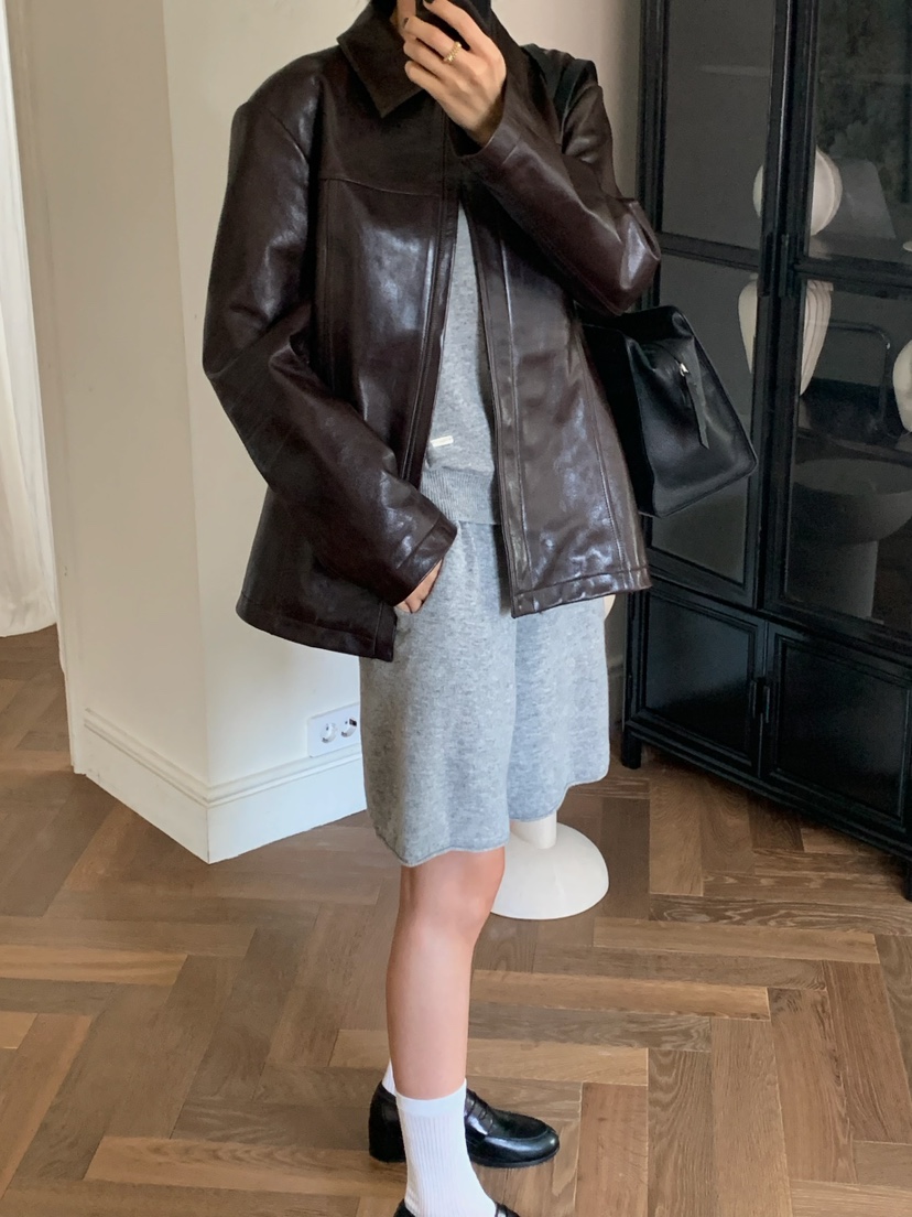 A Flan韓國直郵女士新款推薦熱賣時尚真品人氣休閑短褲羊毛AFN/FLAN EDITION短褲