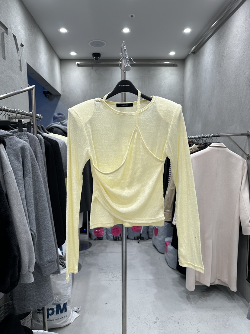 CELEBRITY-A東大門實拍女士新款26春夏真品推薦人氣長袖T恤CELEBRITY-A長袖T恤圖色3